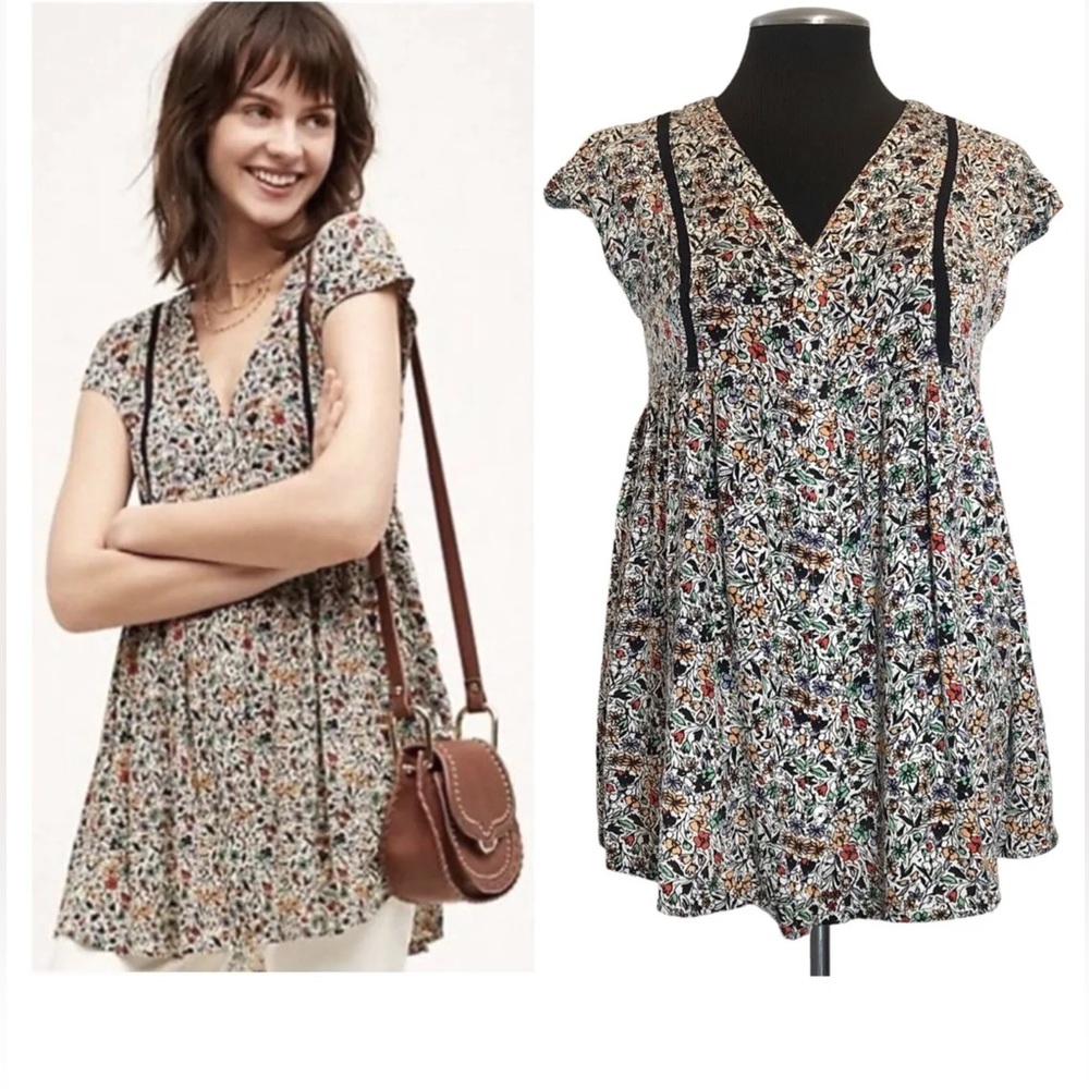 ANTHROPOLOGIE- Vanessa Virginia Top - Picture 3 of 10